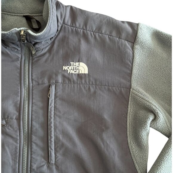 The North Face Men's Small Polartec Denali Fleece Jacket Gray Full Zip Outdoor - Picture 3 of 10